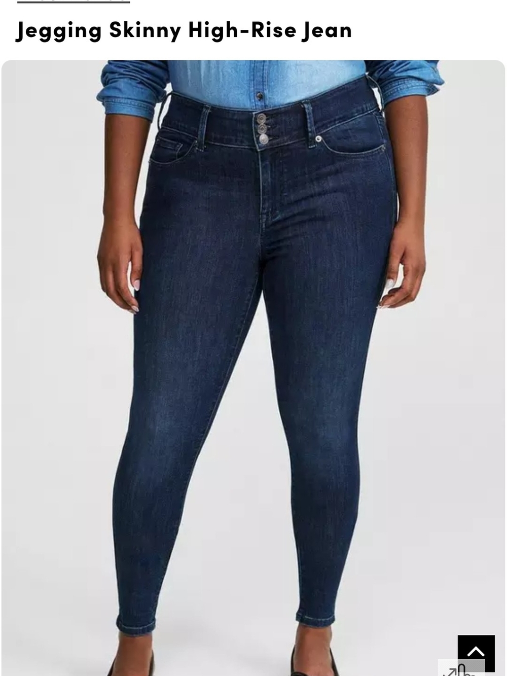NWT Torrid Dark Indigo High-Rise Jegging Skinny Jean